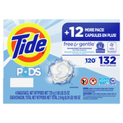 Tide Pods Free & Gentle Liquid Laundry Detergent Pacs