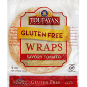 Toufayan Wraps, Gluten Free, Savory Tomato