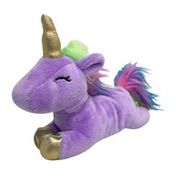 Foufit Purple Unicorn Plush Dog Toy