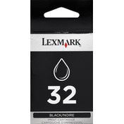 Lexmark Print Cartridge, Black 32