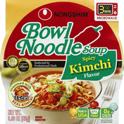 Nongshim Soup, Bowl Noodle, Spicy Kimchi Flavor