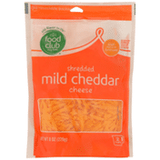 Food Club Mild Cheddar Shredded Cheese