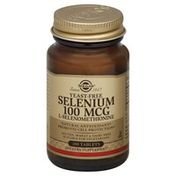 Solgar Selenium, Yeast-Free, 100 mcg, Tablets