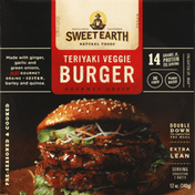 Sweet Earth Veggie Burger, Teriyaki, Extra Lean