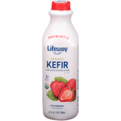Lifeway Strawberry Organic Cultured Lowfat Milk