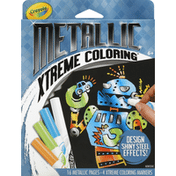 Crayola Coloring Pages & Markers Set, Metallic