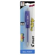 Pilot Pen, Ball Point, Retractable, Medium, Black