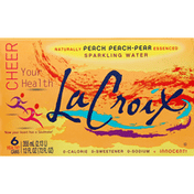 LaCroix Peach Pear Sparkling Water single can