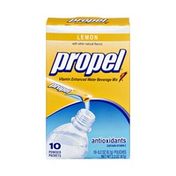 Propel Lemon Antioxidants Vitamin Enhanced Water Beverage Mix- 10 CT