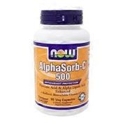 Now Alphasorb-c 500 Antioxidant Protection, Threonic Acid & Alpha Lipoic Acid Enhanced, Buffered, Bioavailable Vitamin C Dietary Supplement Veg Capsules