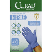 CURAD Exam Gloves, Powder-Free, Nitrile, Universal Size