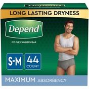 Depend Fit-Flex Adult Incontinence Underwear for Men Maximum Absorbency