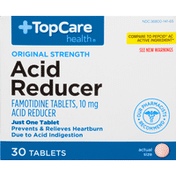 TopCare Acid Reducer, Original Strength, 10 mg, Tablets