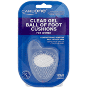 CareOne Clear Gel Ball of Foot Cushion for Women