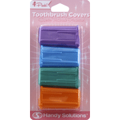 Handy Solutions Toothbrush Covers, 4 Pack!