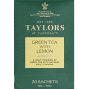 Taylors of Harrogate Green Tea, with Lemon