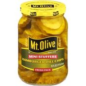 Mt. Olive Mini Stuffers Hamburger Dill Chips