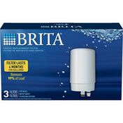 Brita Tap Water Filter, Water Filtration System Replacement Filters For Faucets, Reduces Lead, BPA Free