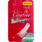 CAREFREE Pantiliners, Original, Long to Go, Unscented