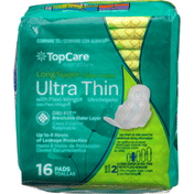 TopCare Pads with Flexi-Wings, Ultra Thin, Long Super, Size 2