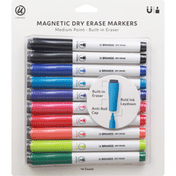U Brands Markers, Magnetic Dry Erase