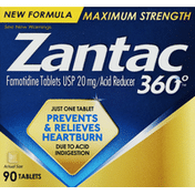 Zantac Acid Reducer, Maximum Strength, Tablets