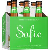Goose Island Beer Co. Sofie Barrel-Aged Saison with Orange Peel Beer Bottles