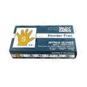 Valu Gards Small Powder Free Nitrile Gloves