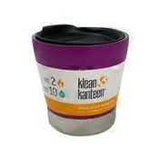 Klean Kanteen 8-Ounce Berry Bright Insulated Tumbler With Lid