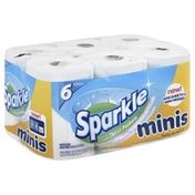 Sparkle Paper Towels Minis White 2 Ply 6 Each Delivery Or Pickup Near Me Instacart