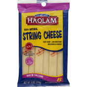 Haolam String Cheese, Low Moisture, Mozzarella, Part Skim