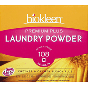 Biokleen Premium Plus Laundry Powder Detergent 108 Loads