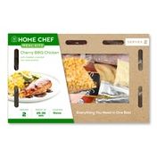Home Chef Meal Kit Cherry Bbq Chicken With Cheddar Creamed Corn And Zucchini