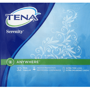 Serenity Incontinence Pads For Women, Moderate Thin, Long
