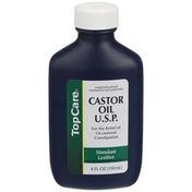 TopCare Castor Oil U.S.P. Stimulant Laxative Oral Liquid
