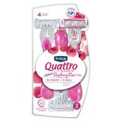 Schick Schick Quattro For Women Raspberry Rain Disposable Razor