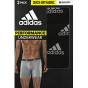 adidas Men's Performance Boxer Briefs – 3 Pack