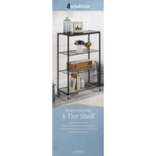 Whitmor Shelf, Modern Industrial, 4-Tier