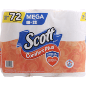 Scott Bathroom Tissue, Unscented, Mega Rolls, One-Ply