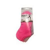 Secret Collection Pink No Show Liner Active Socks