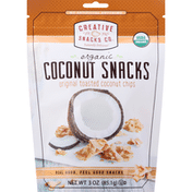 Creative Snacks Co. Coconut Chips, Organic, Original, Toasted