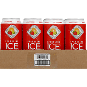 Sparkling Ice Strawberry Citrus Plus Caffeine Sparkling Water