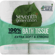 Seventh Generation Bath Tissue, Extra Soft & Strong, 2-Ply