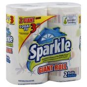Sparkle Paper Towels, Giant Roll, 2-Ply