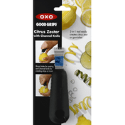 OXO Citrus Zester with Channel Knife