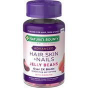 Nature's Bounty Advanced Hair, Skin & Nails Vitamins Jelly Beans with Biotin