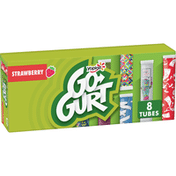 Go-Gurt Low Fat Yogurt, Strawberry, 8 Count