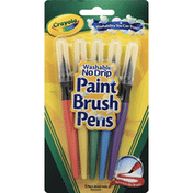 Crayola Paint Brush Pens, No Drip, Washable