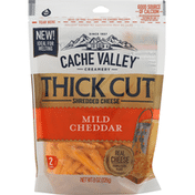Cache Valley Cheese, Mild Cheddar, Thick Cut, Shredded