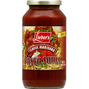 Lieber's Pasta Sauce, Classic Marinara
